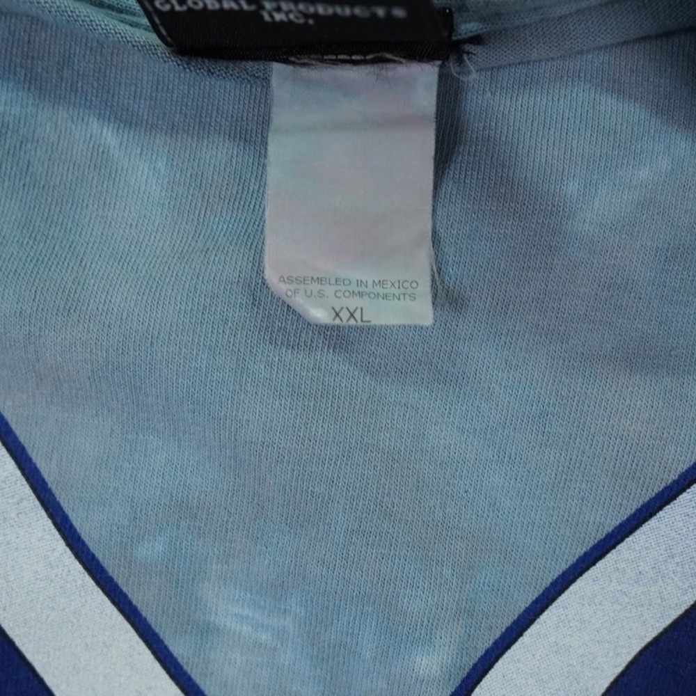 Harley Davidson T Shirt Mens XXL Blue Tie Dye American Made Logo V Graphic Biker - Picture 5 of 9